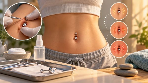 Pain levels and sensations from a belly ring